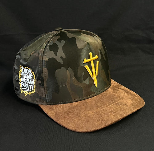 Gorra Versículo “Dios tiene un plan para ti” – Jeremías 29:11 - Camuflaje