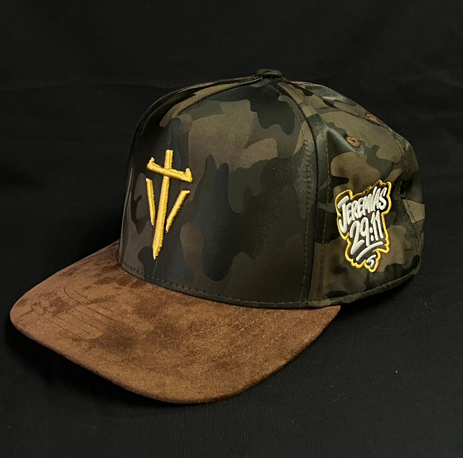 Gorra Versículo “Dios tiene un plan para ti” – Jeremías 29:11 - Camuflaje