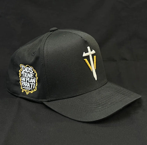Gorra Versículo “Dios tiene un plan para ti” – Jeremías 29:11 - Negro