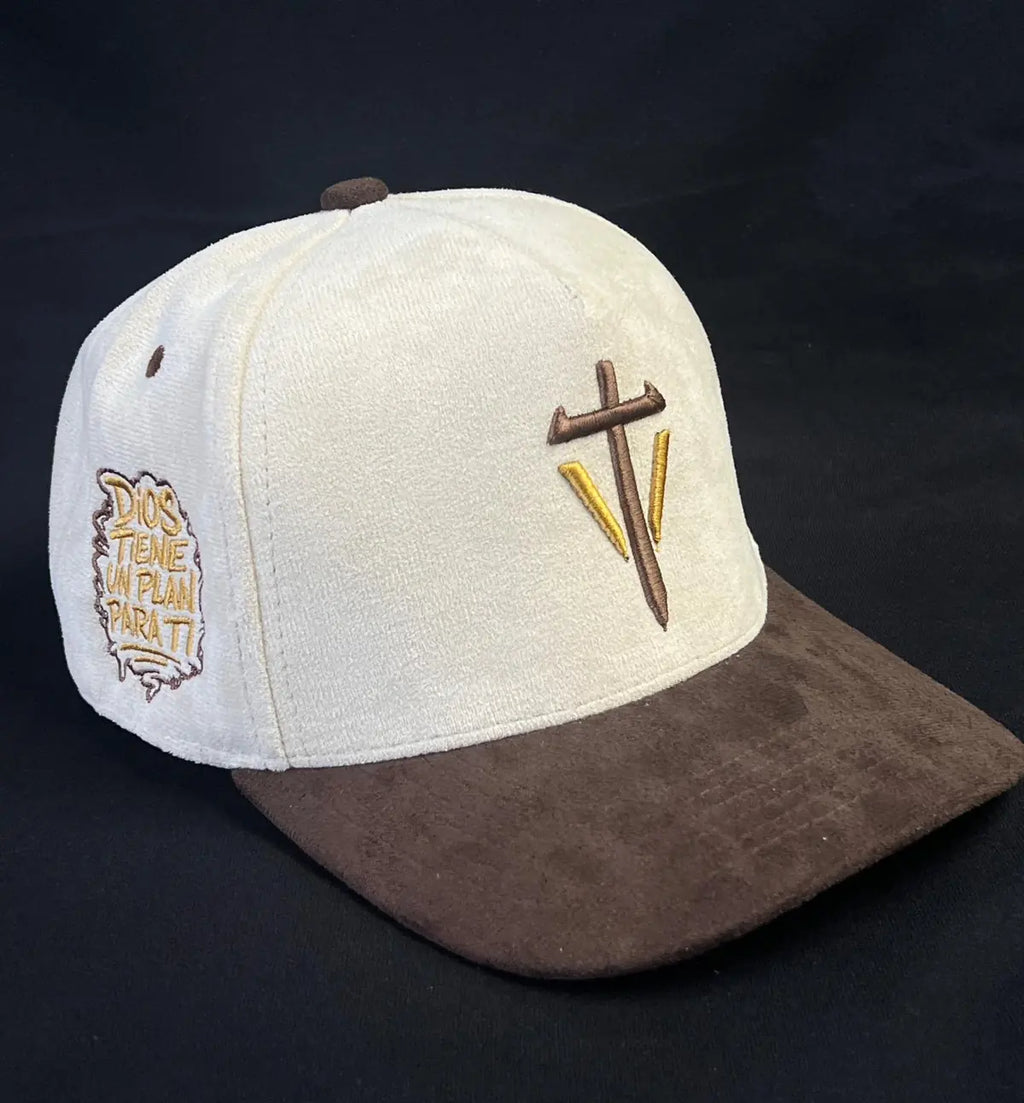 Gorra Versículo “Dios tiene un plan para ti” – Jeremías 29:11 - Beige | Café